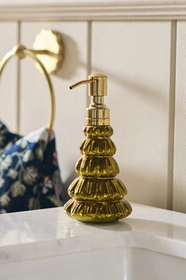 Glass Christmas Tree Soap Pump | Anthropologie (US)