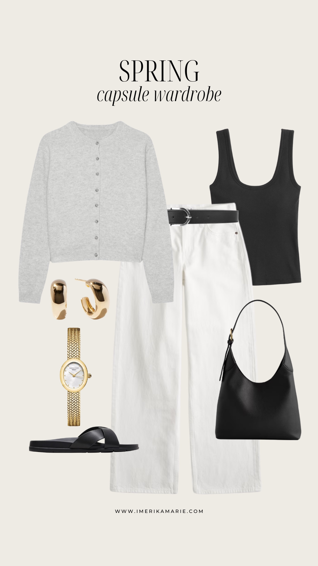 Spring Capsule Wardrobe Outfit

These are the kind of pieces you’ll reach for over and over — simple, versatile, and easy to style. Perfect for building a go-to spring wardrobe. Cardigan and jeans featuring a black shoulder bag and black sandals. 

 

#LTKootd #LTKSeasonal