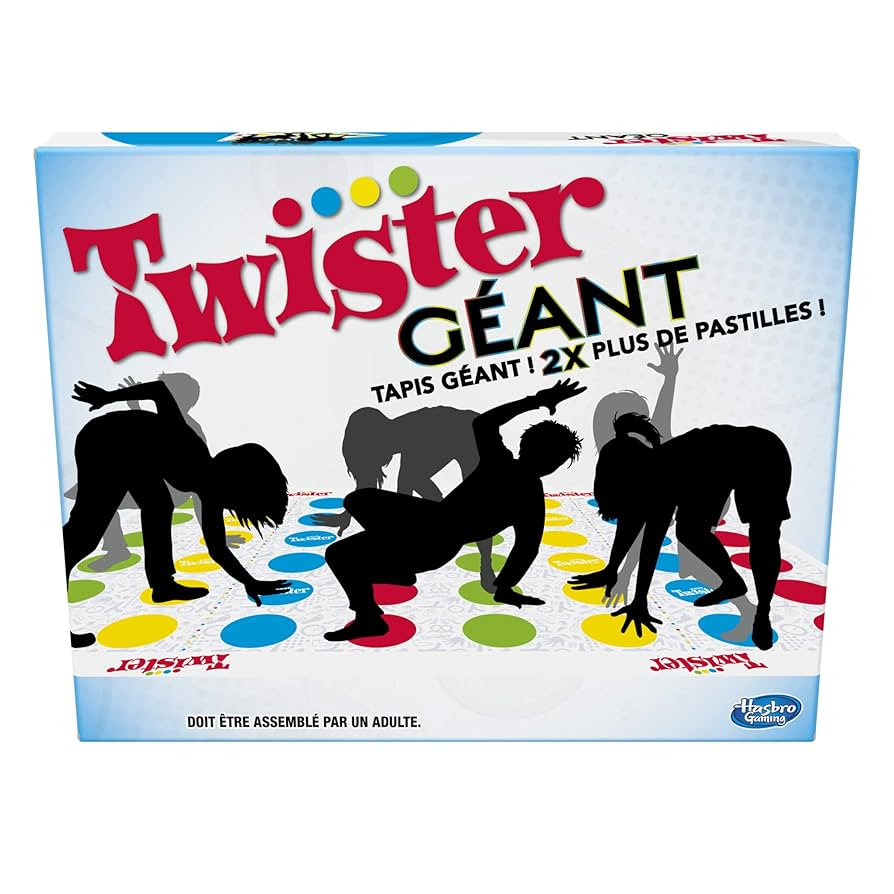 Hasbro Gaming Twister Giant - Funny Skill Board Game - French Version [Exclusive Amazon] | Amazon (US)