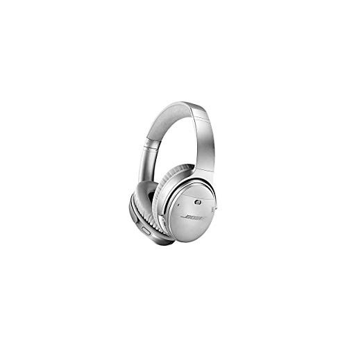 Bose QuietComfort 35 II Noise Cancelling Bluetooth Headphones— Wireless, Over Ear Headphones with Built in Microphone and Alexa Voice Control, Silver | Amazon (US)
