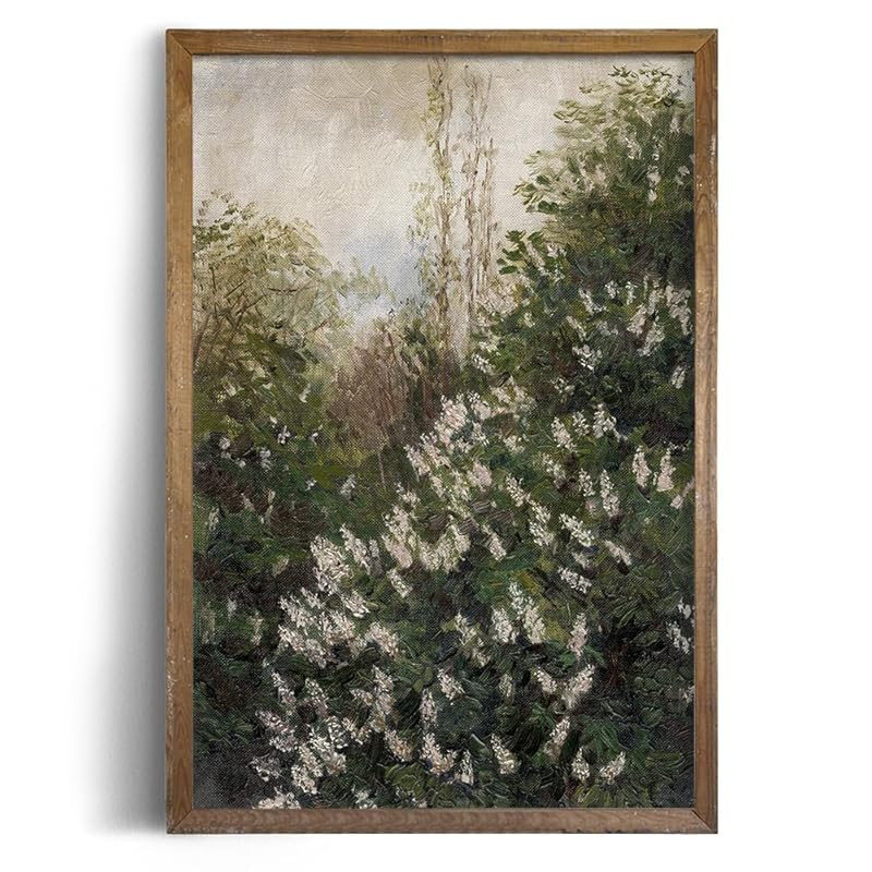 Rustic Farmhouse Wall Art Decor - Unframed Rolled 24x36 Large Canvas - Boho Vertical Picture - Fr... | Amazon (US)