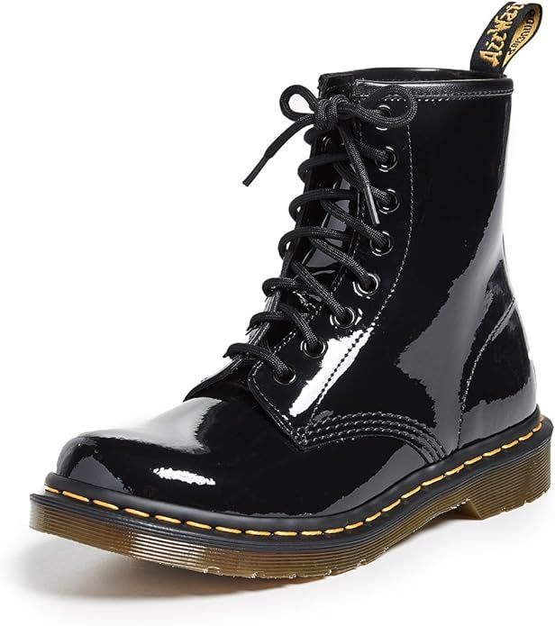 Dr. Martens Women's 1460 Patent Leather Boots Fashion | Amazon (US)