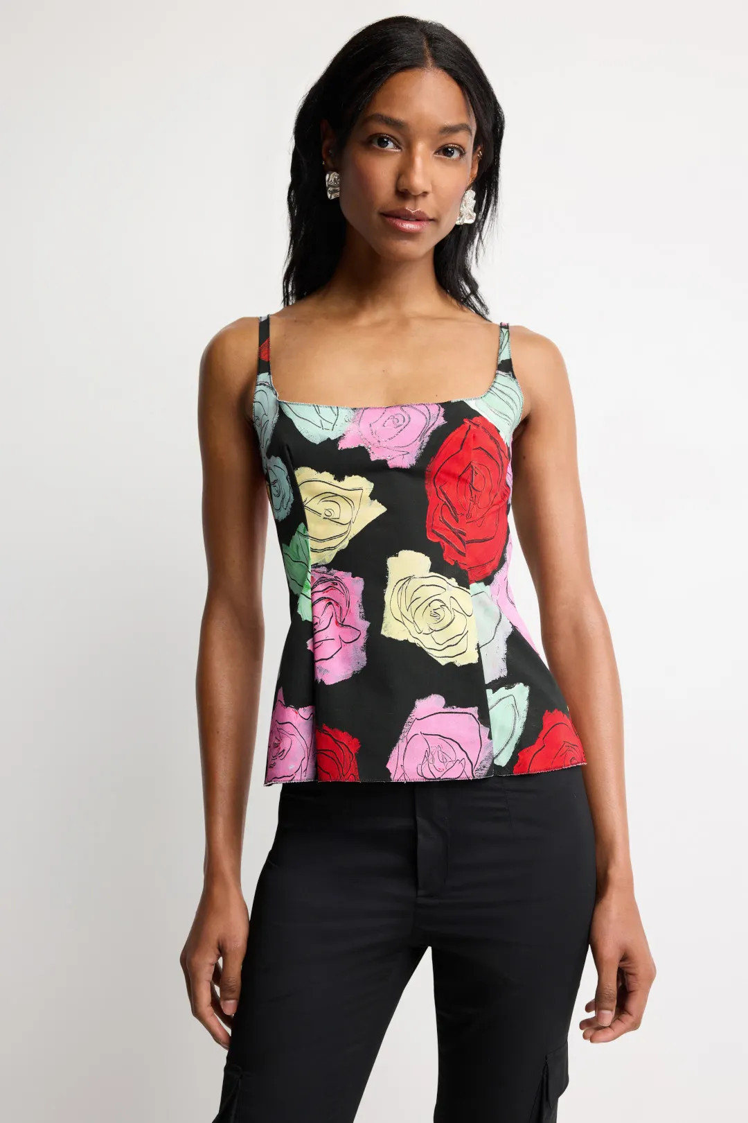 Marni Floral Print Cami Top | Rent the Runway