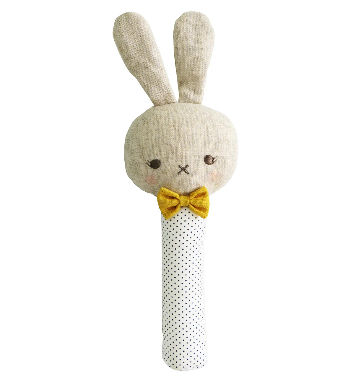 Alimrose Roberto Bunny Squeaker - Navy Spot | JoJo Mommy