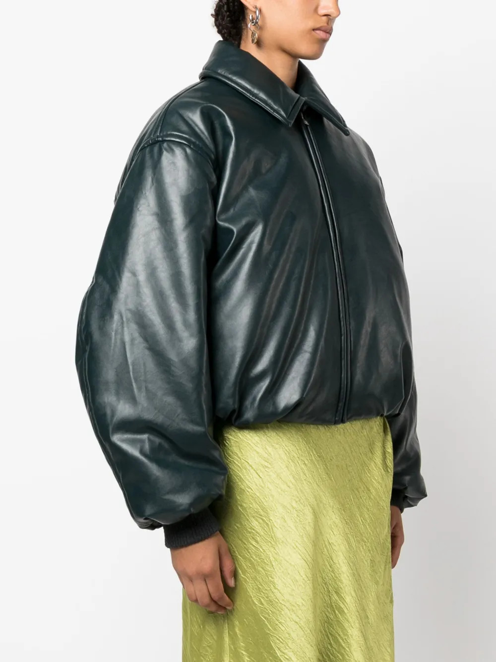 Acne Studios Padded zip-up Jacket  - Farfetch | Farfetch Global
