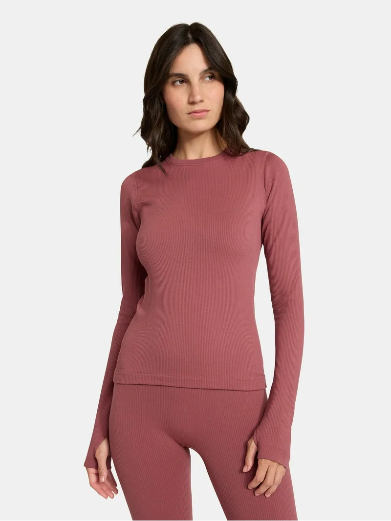 Ozark Trail Women’s Thermal Long Sleeve Seamless Fleece Top, Sizes XS-2XL | Walmart (US)
