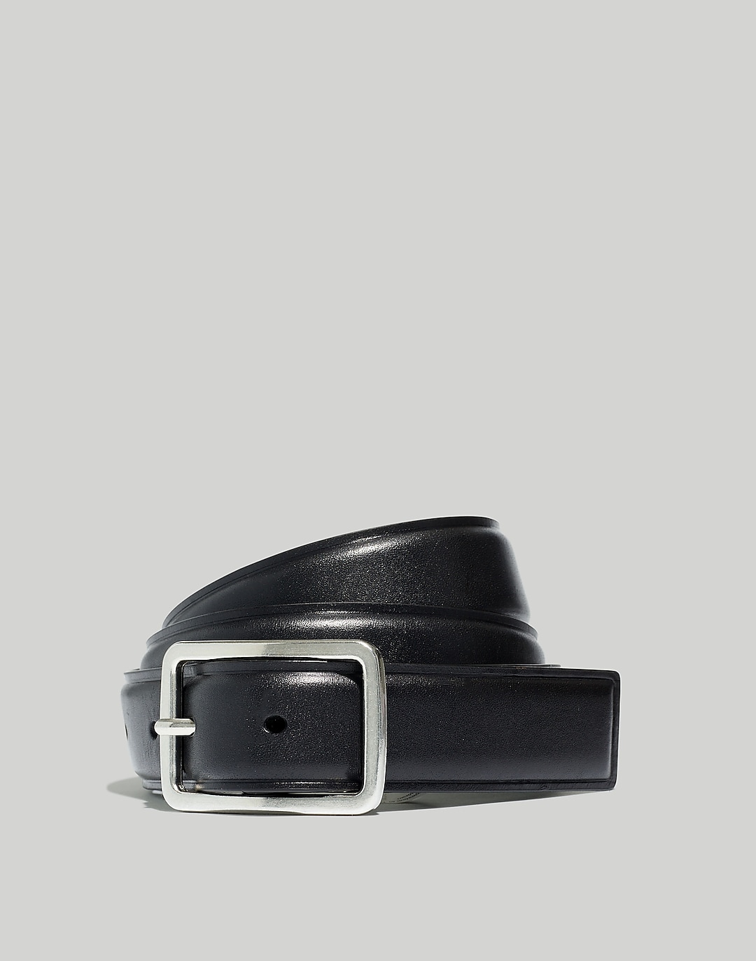 Rectangle Buckle Leather Belt | Madewell