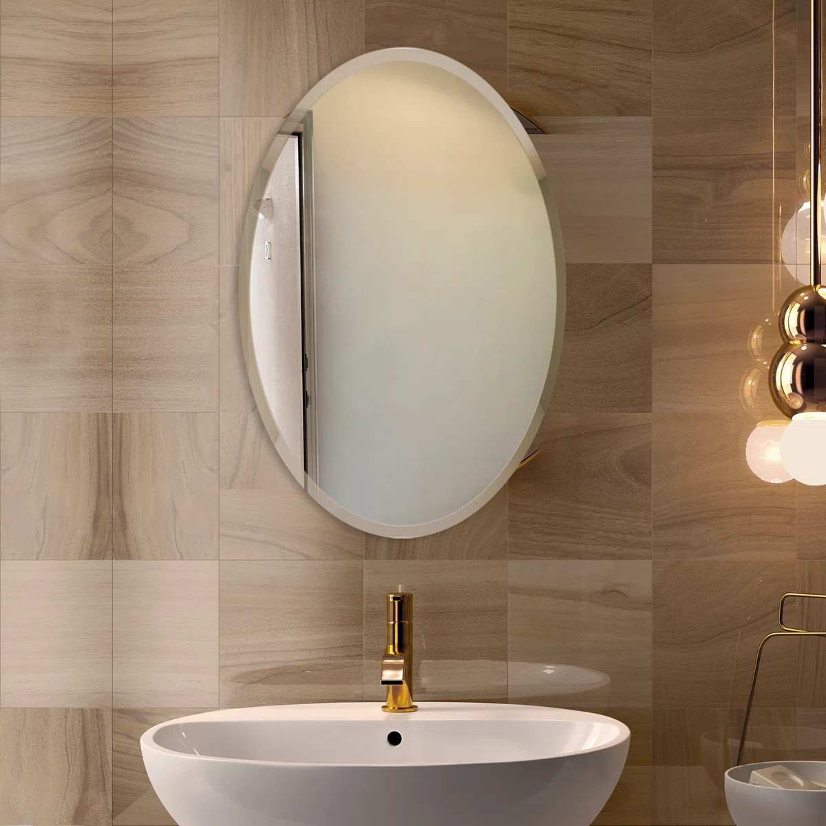 Ebern Designs Akeel Modern & Contemporary Beveled Bathroom/Vanity Mirror & Reviews | Wayfair | Wayfair North America