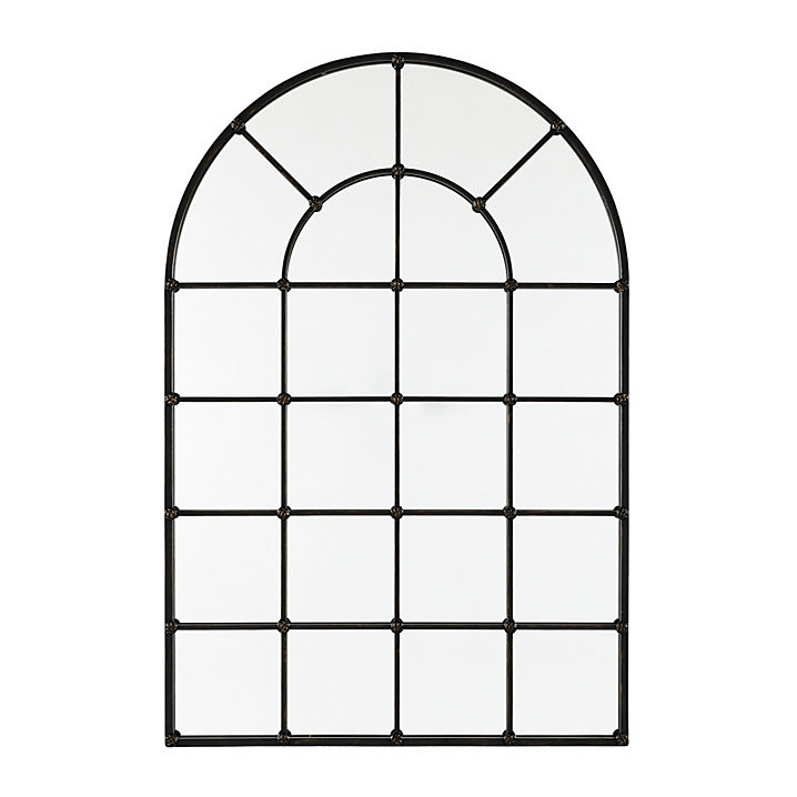 Grand Palais 54" Arched Window Pane Mirror | Ballard Designs, Inc.