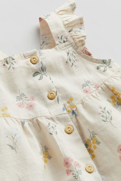 Ruffle-trimmed Cotton Dress | H&M (US + CA)