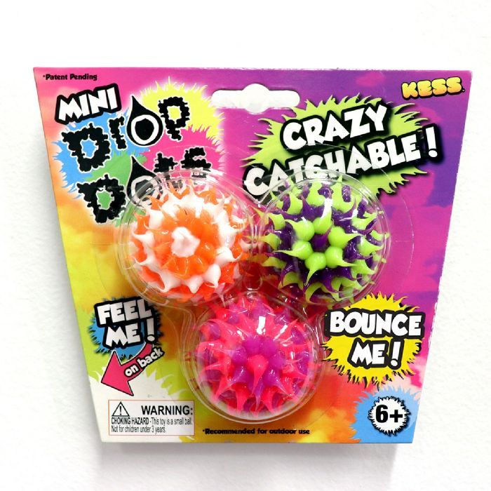 Kess Mini Bouncy Drop Dots Balls - 3pk | Target