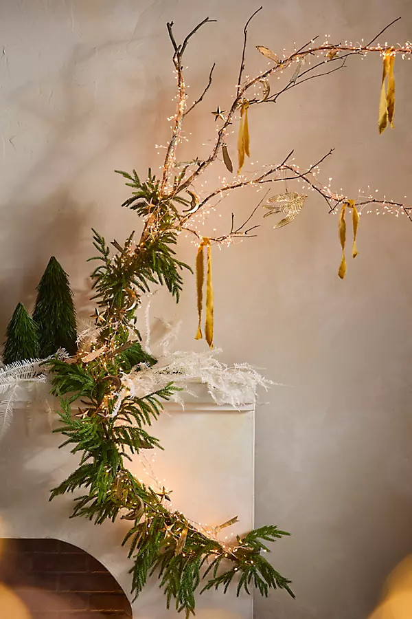 Stargazer Twinkling Climbing Vine Garland | Anthropologie (US)