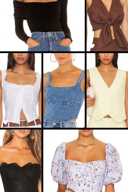 Currently coveting: Revolve faves - Tops
#newfinds #revolvefavorites #casualstyle