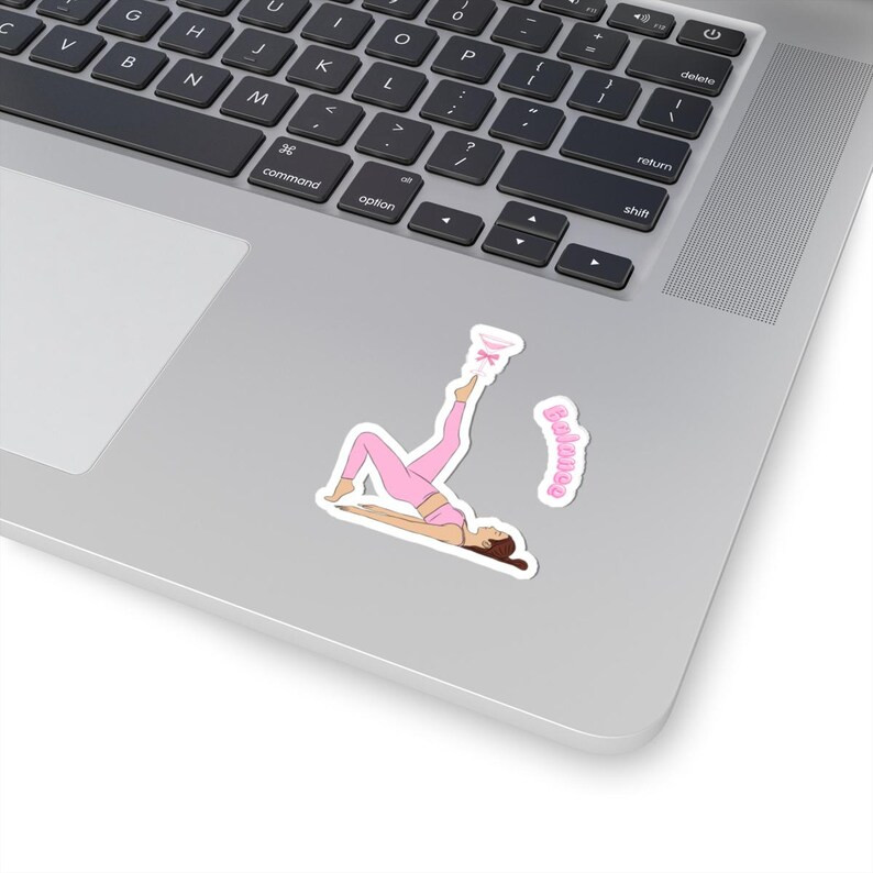 Cute Pilates/yoga/martini Kiss-cut Stickers - Stylish Vinyl Decals for Laptops, Water Bottles, Gi... | Etsy (US)