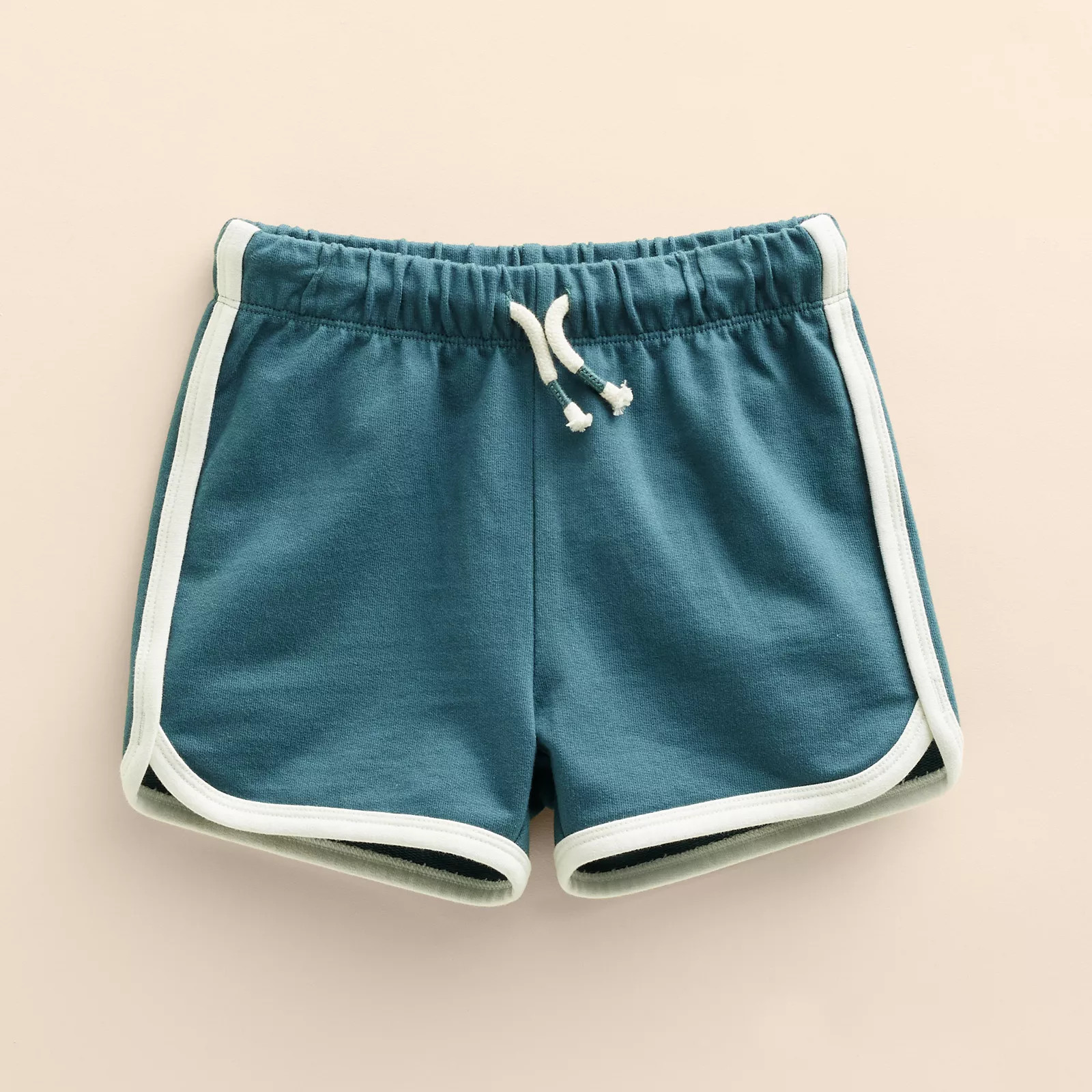 Baby & Toddler Little Co. by Lauren Conrad Organic Striped Dolphin Hem Shorts | Kohl's