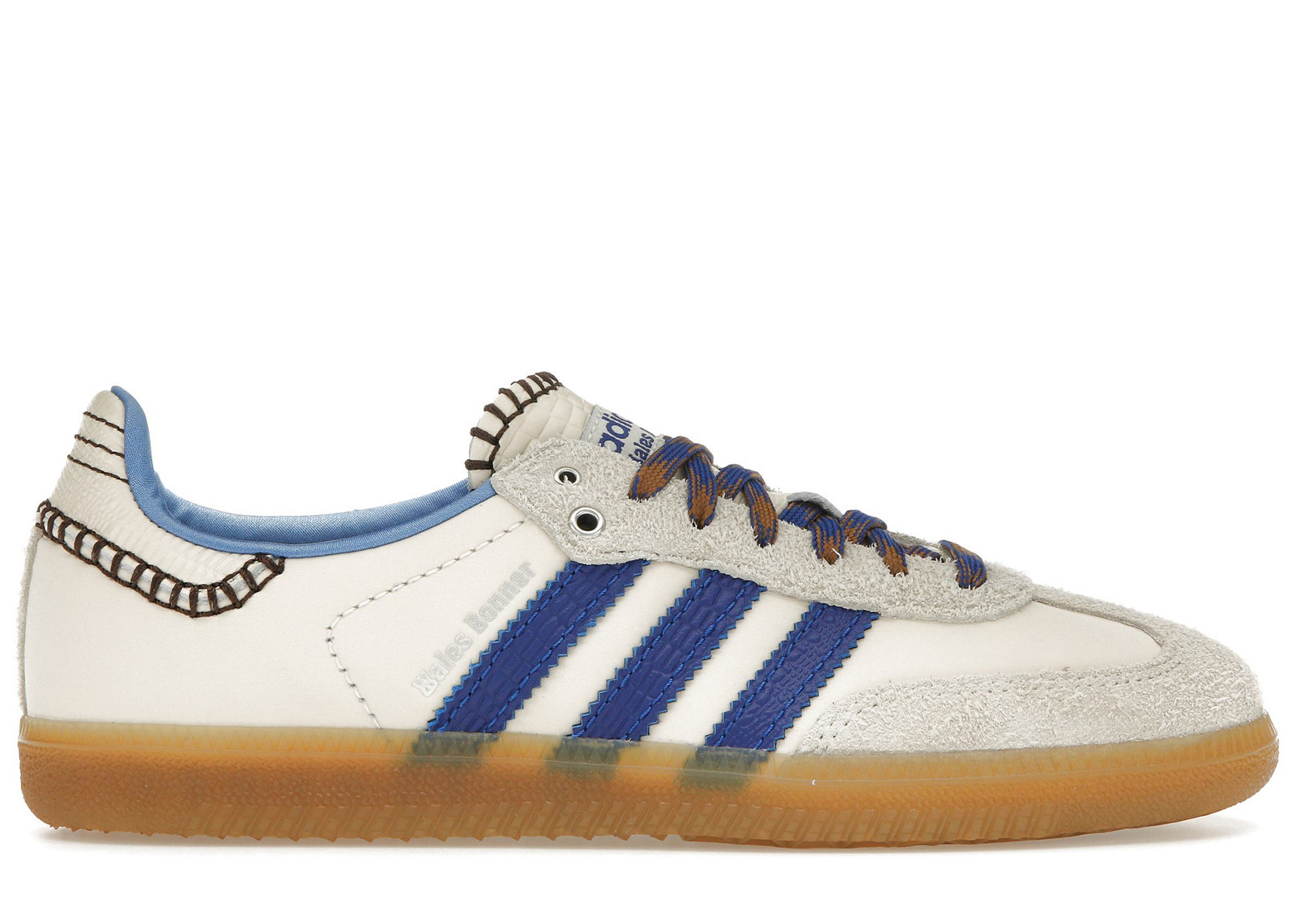 Men's Adidas Samba Nylon Wales Bonner Royal Sneakers in Wonder Clay/Team Royal Blue/Wonder White | StockX