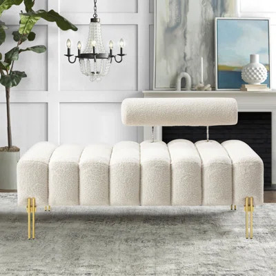 Phip 53.2" Wide Upholstered Bench for Entryway and Bedroom | Wayfair North America