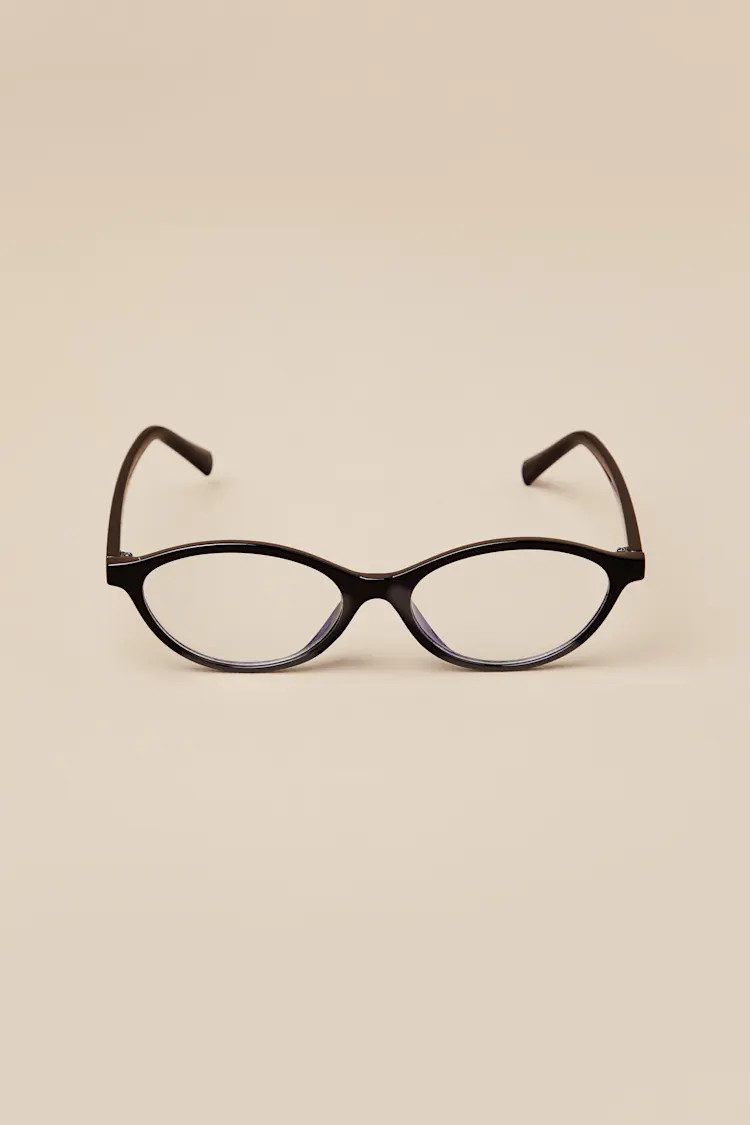 Edythe Black Blue Light Glasses | Lulus