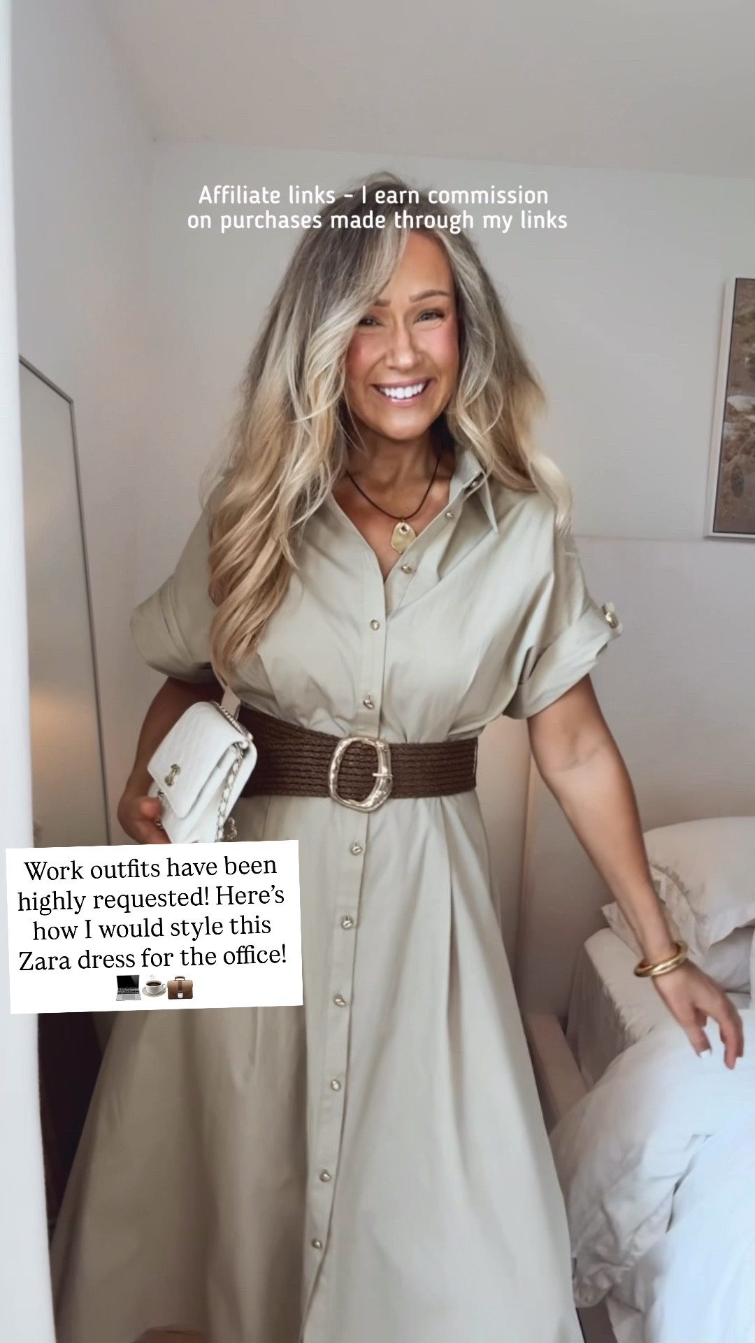 Affiliate links - I earn commission on purchases made through my links 

Zara dress
Shirt dress midi
Office outfits summer

#LTKWorkwear