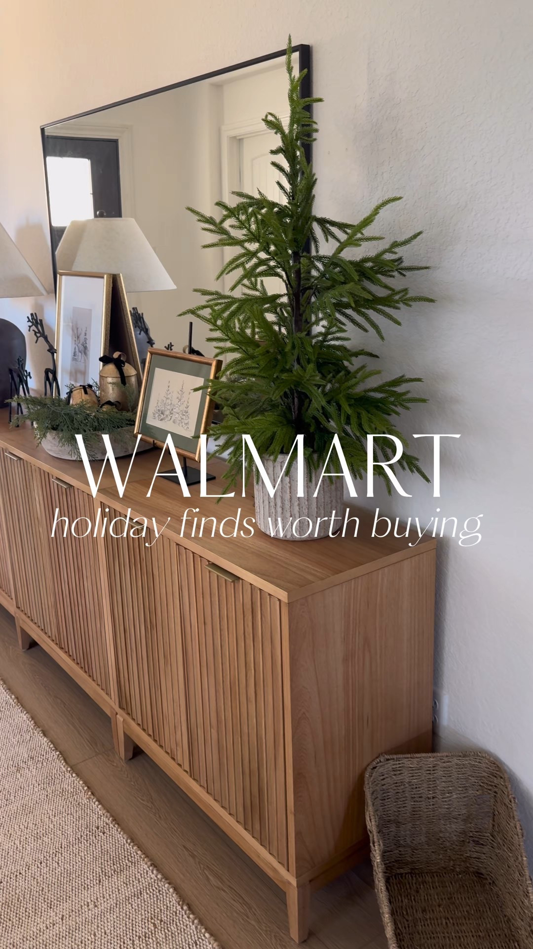 Walmart Holiday that you’ll want to add to cart! 🎄✨

We have had our fluted cabinets for two years and they’re the perfect cabinets for an entryway, living room or even an office! 

Designer Looks for Less, Luxe Home Finds, Homes with Purpose, Neutral Home Decor, Walmart Home Finds, Walmart Deals, Walmart Christmas, Christmas Home Decor

#walmartfinds #walmarthome #walmartdeals #neutralhomesofinsta #moderntransitional #homeswithpurpose #boujieonabudget #designerlooksforless
#holidayhome #christmas2025 #christmastime #christmasdecor 

#LTKHome #LTKHoliday #LTKSeasonal