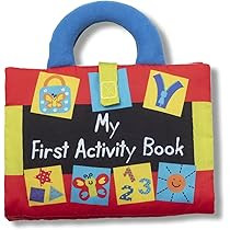 Melissa & Doug K’s Kids My First Activity Book 8-Page Soft Book for Babies and Toddlers | Amazon (US)