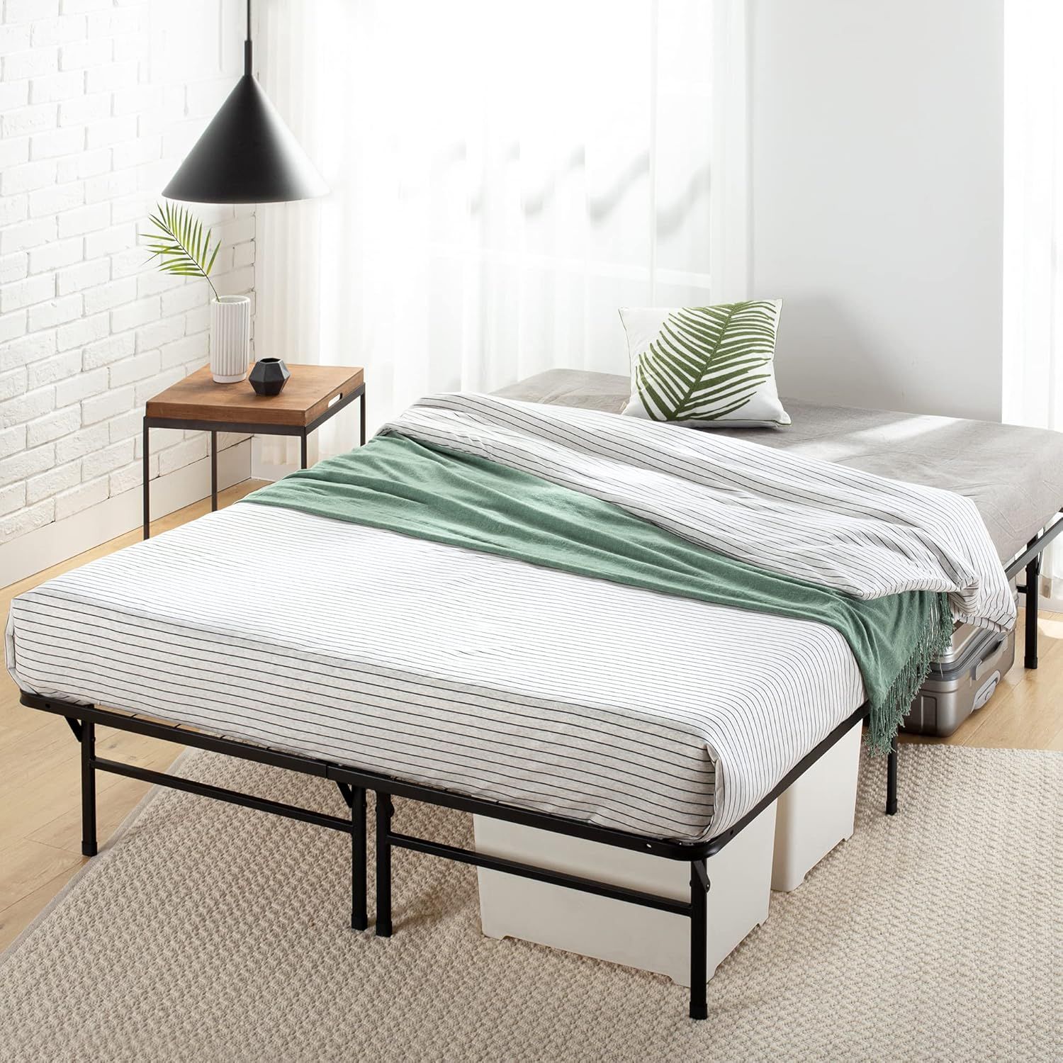 ZINUS SmartBase Heavy Duty Mattress Foundation / 14 Inch Metal Platform Bed Frame / No Box Spring... | Amazon (US)