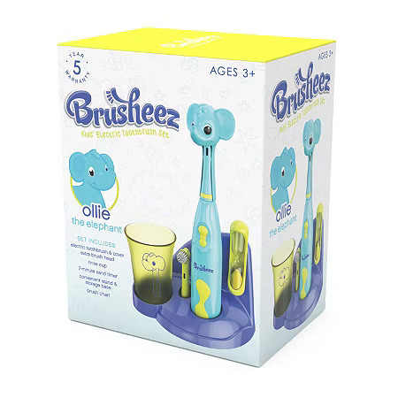 Brusheez Kid's Electric Toothbrush Set - Ollie the Elephant, One Size, Blue | JCPenney