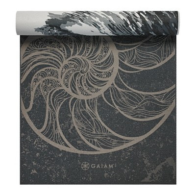 Gaiam Reversible Yoga Mat - Spiral Motion (6mm) | Target