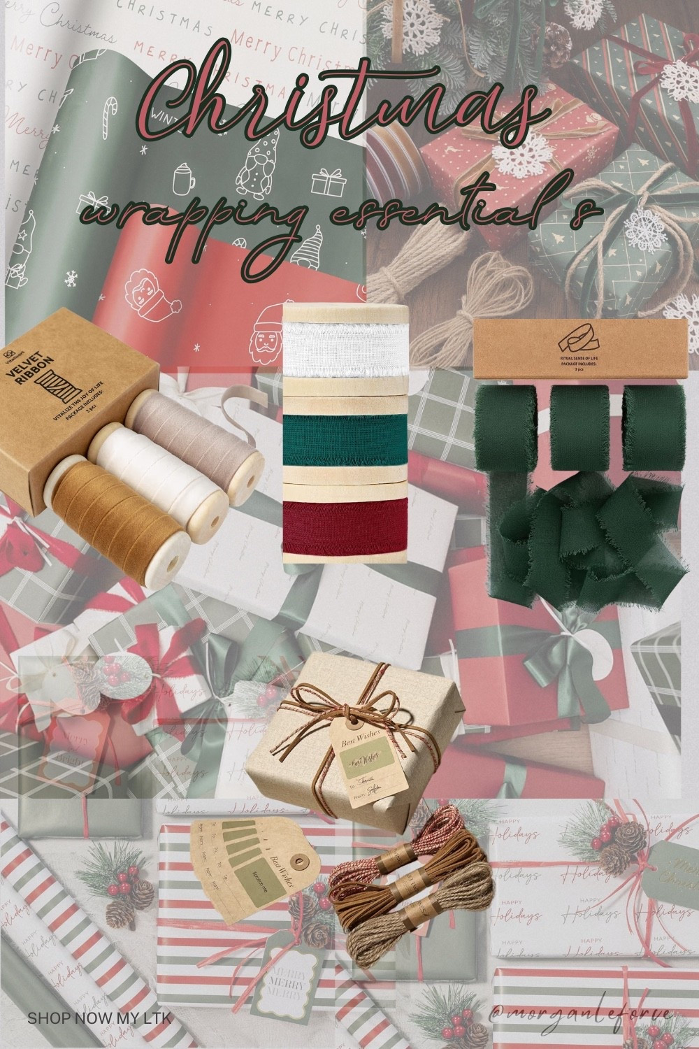 Found the cutest gift wrapping essentials for Christmas 🎄 🎁

#LTKHoliday #LTKGiftGuide #LTKSeasonal