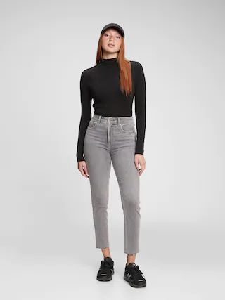 Sky High Vintage Slim Jeans with Secret Smoothing Pockets with Washwell&#x26;#153 | Gap (US)