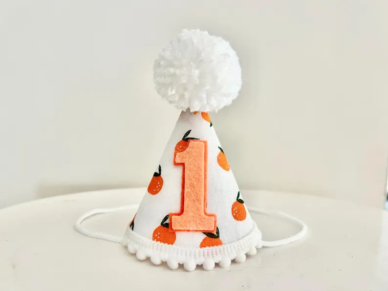Little Cutie Birthday Hat - Cutie Party Hat -orange Birthday Hat- Cutie 1st Birthday Hat - Etsy | Etsy (Global)