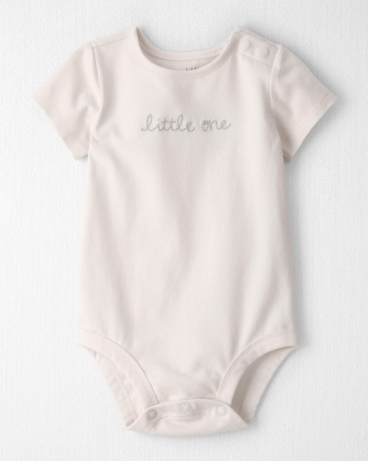 Baby Organic Cotton 'Little One' Embroidered Bodysuit  - Little Planet | Carter's | Carter's Inc