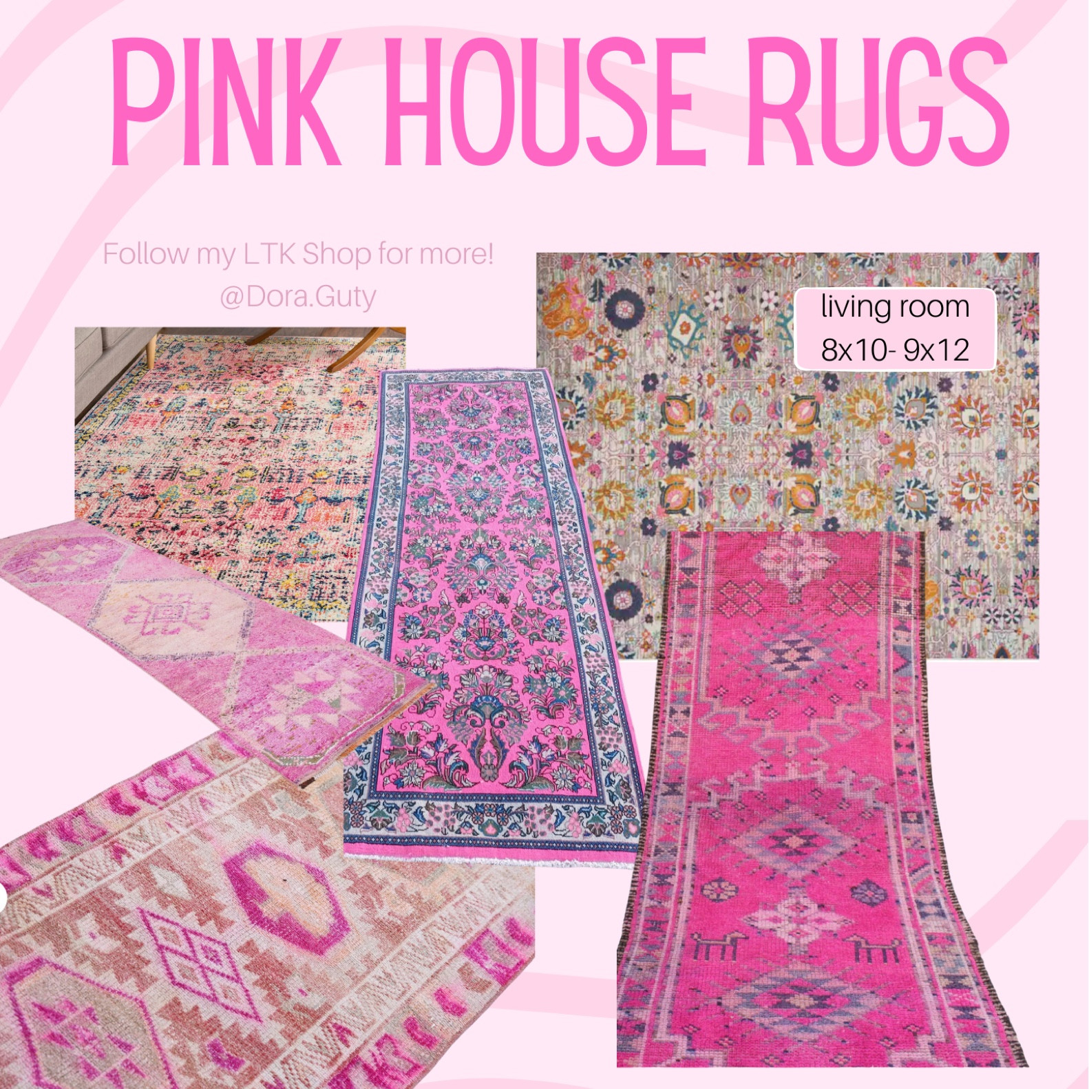 Pink rugs ✨

#LTKGiftGuide #LTKstyletip #LTKhome