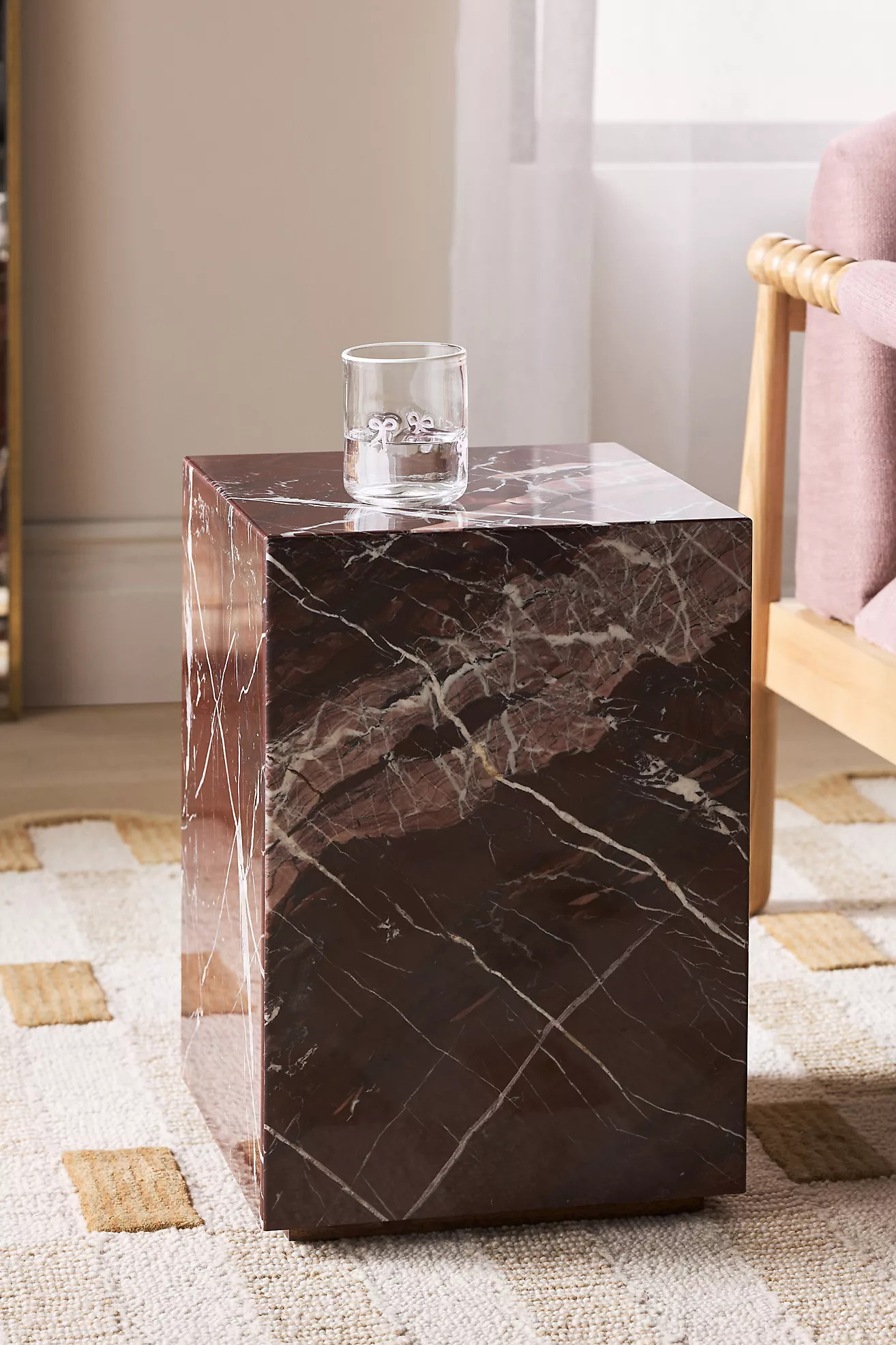 Grayson Marble Side Table | Anthropologie (US)