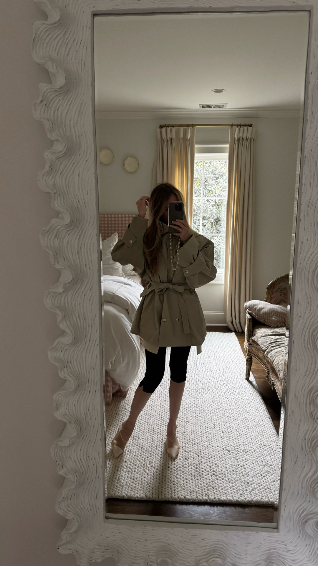 Spring trench! Obsessed with this high neck. 

#LTKgrwm #LTKootd #LTKTravel