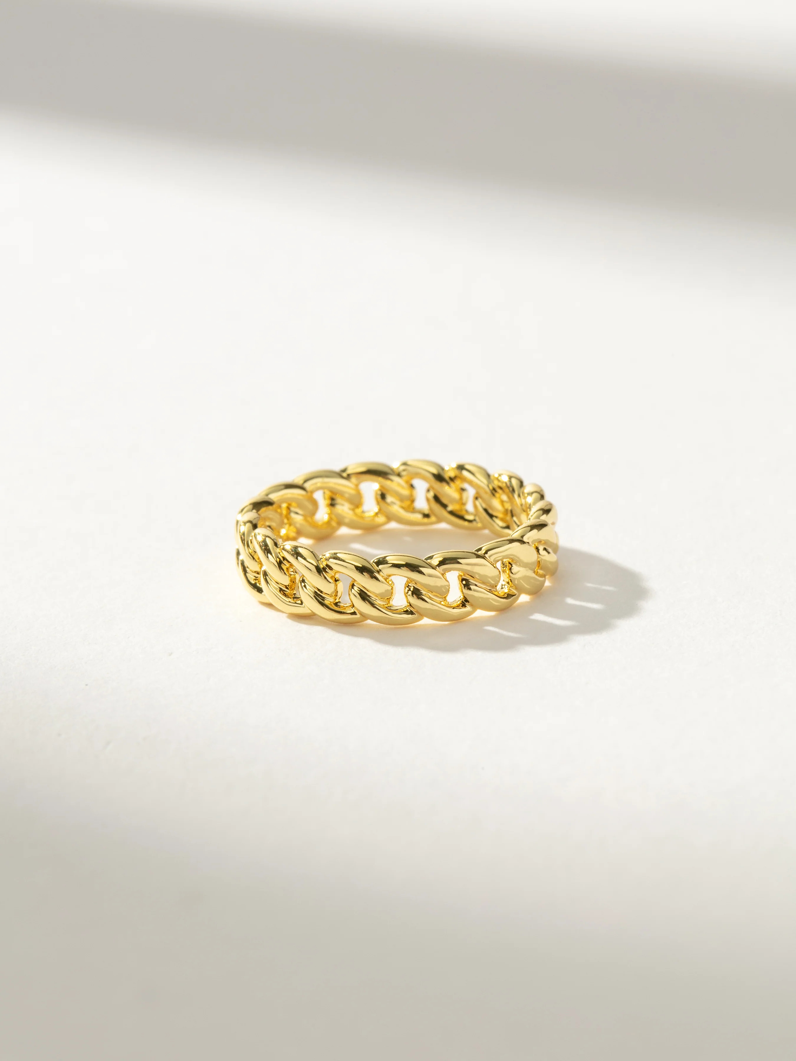 Tigris Curb Chain Ring in Gold | Uncommon James | Uncommon James