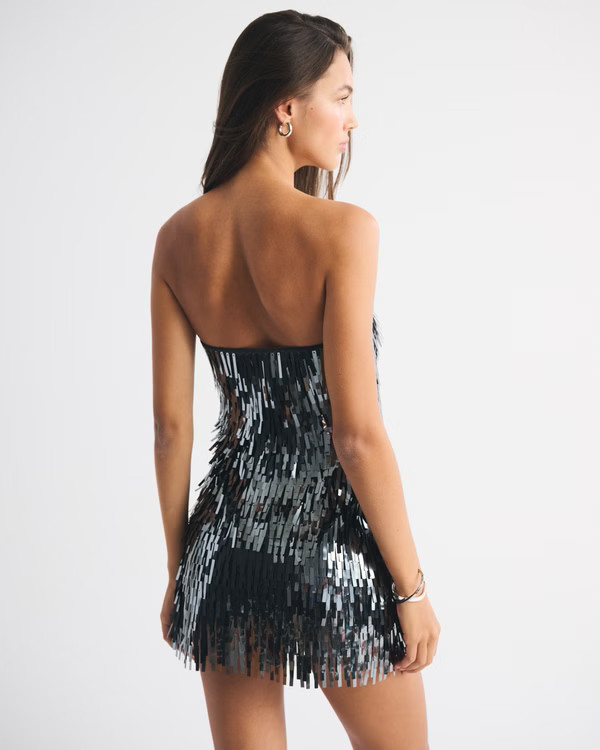 The A&F Scarlett Strapless Fringe Skort | Abercrombie & Fitch (US)