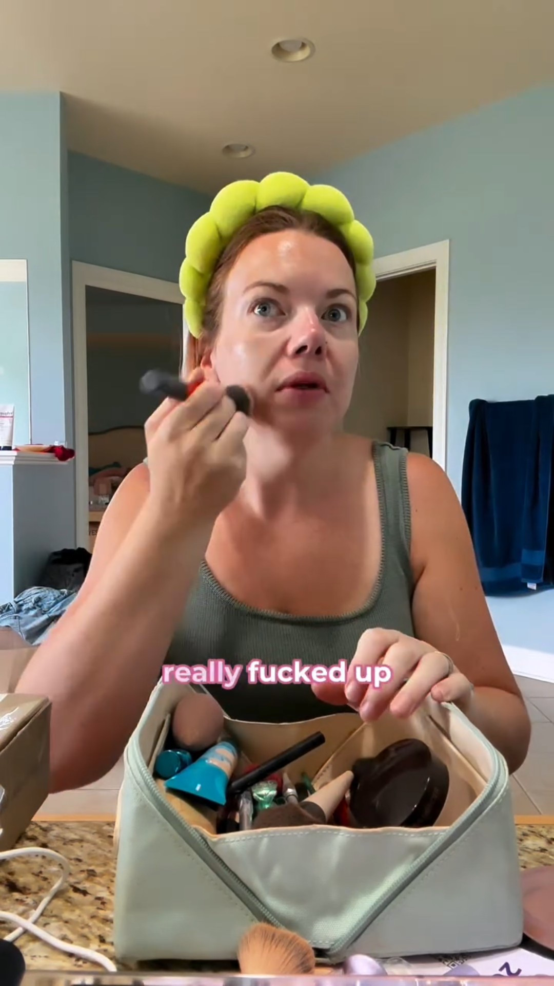 Had ten minutes before church and put it to WORK.
OBSESSED is an understatement with this lip oil! You MUST try!! Already bought two more! 

#lipstain #grwm #mommakeup #over30makeup #viralmakeup