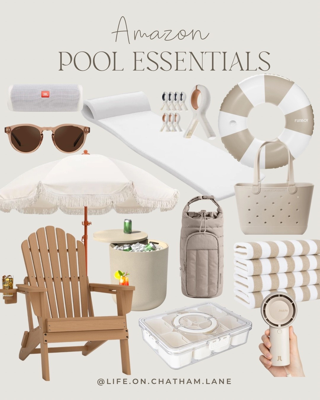 Amazon beach and pool essentials!  These must have items are perfect for a day in the sun!

#LTKHome #LTKSeasonal #LTKSwim