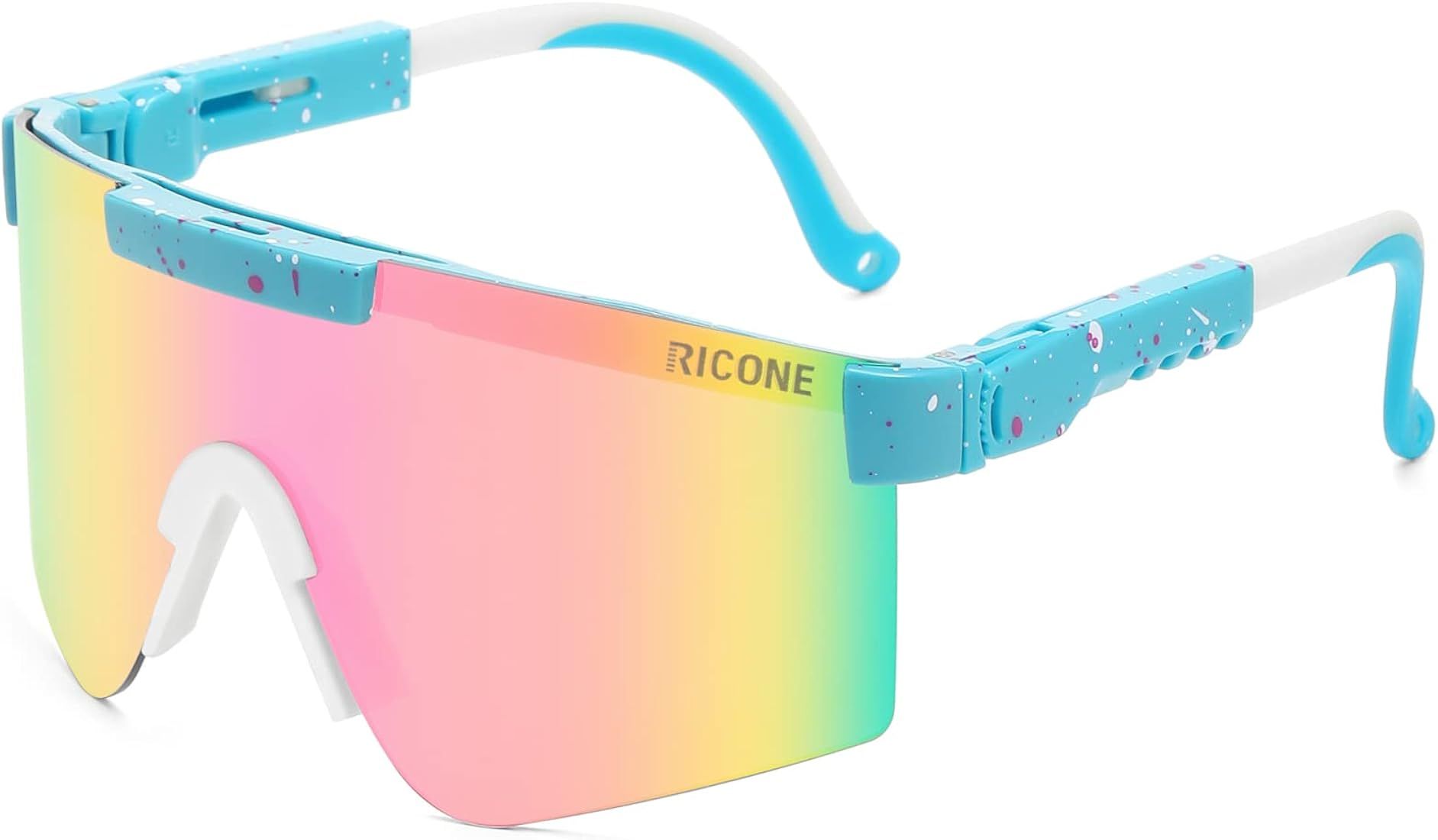 RICONE Sports Sunglasses For Youth Boys Girls Kids Baseball Glasses Men Women Outdoor Safety Gogg... | Amazon (US)