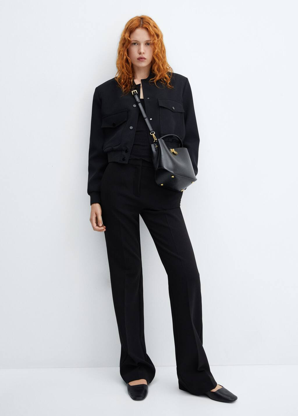 Padlock mini shopper back -  Women | Mango USA | MANGO (US)