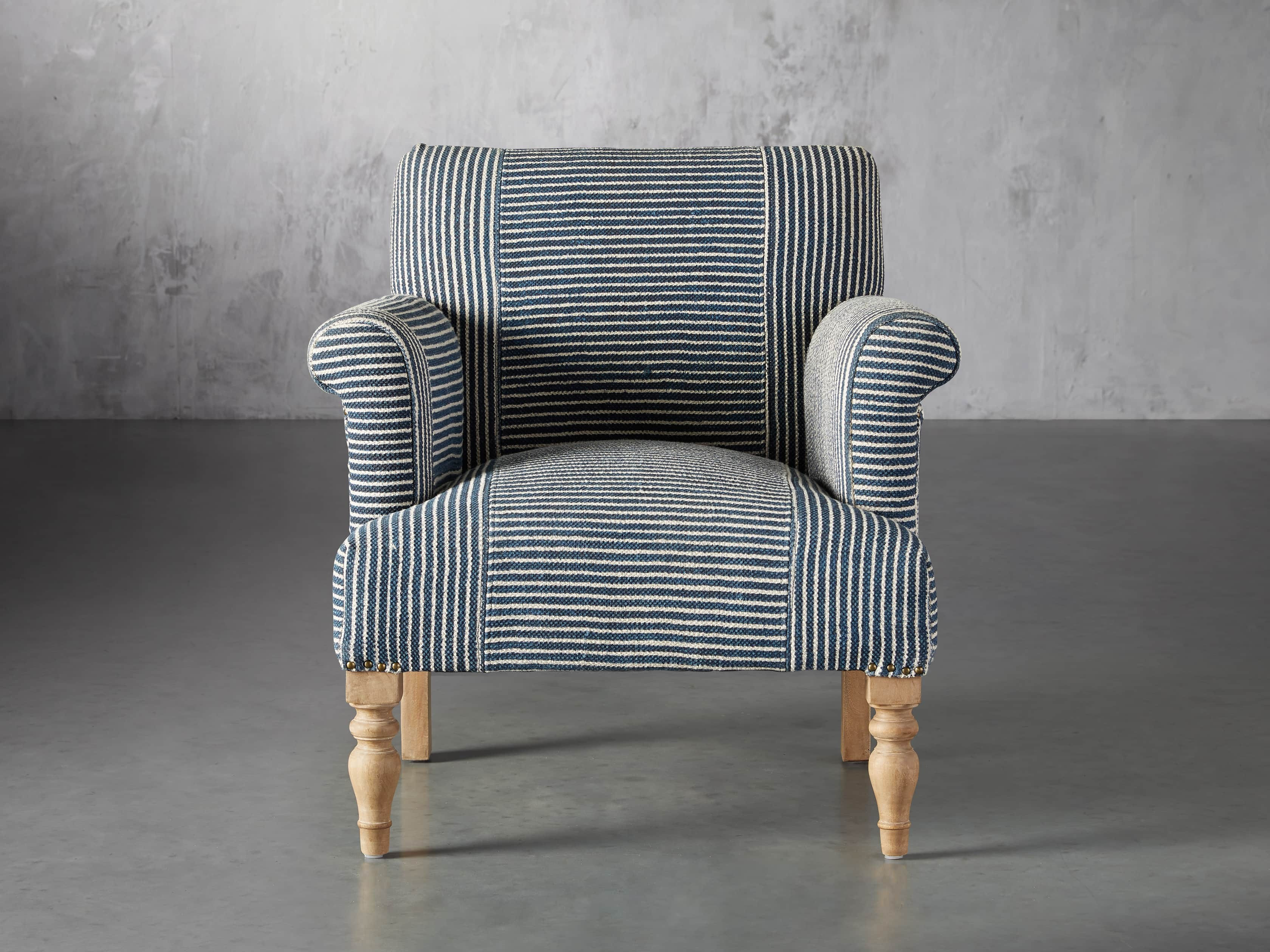 Eliza Chair in Coastal | Arhaus
