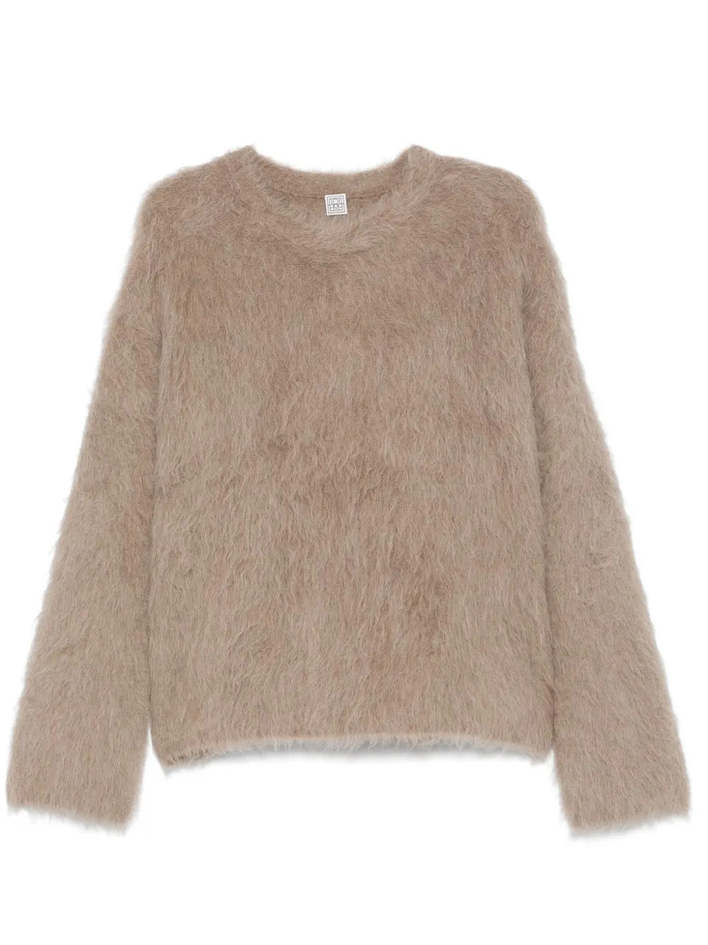 TOTEME brushed-finish Sweater | Neutrals | FARFETCH | Farfetch Global