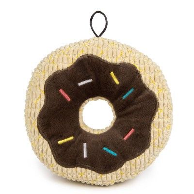 TrustyPup Chocolate Donut Durable Plush Dog Toy - Brown - L | Target