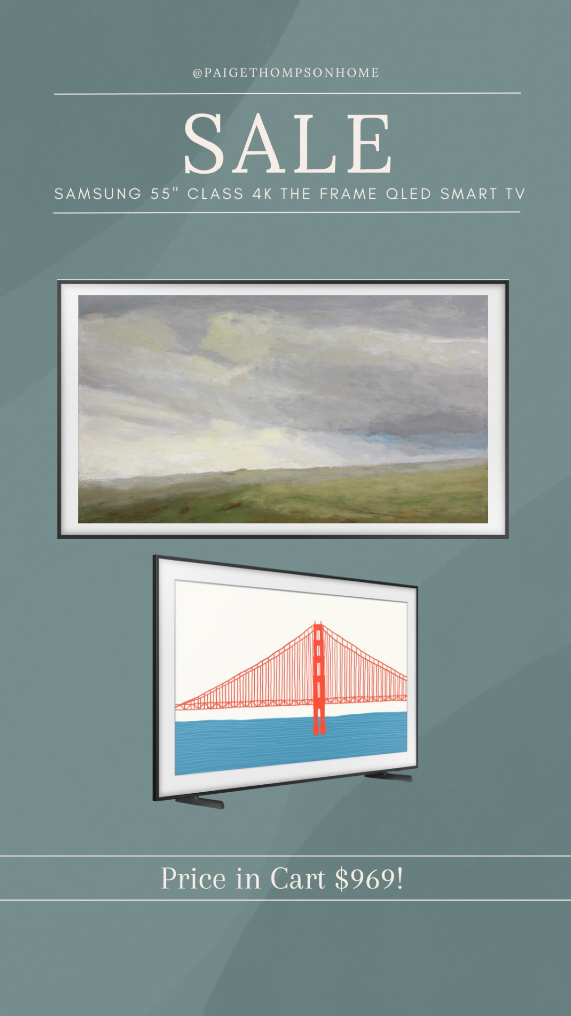 Sale// 55” Samsung Class 4K The Frame QLED Smart TV

Run! This is the lowest price I have seen this season on a 55” Frame TV. 

#LTKfamily #LTKhome #LTKsalealert