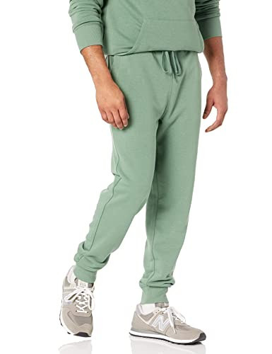Amazon Essentials Men's Jogger Pants, Casual Relaxed Fit, Lightweight French Terry, Sage Green Loungewear, Tall, XX-Large Big | Amazon (US)