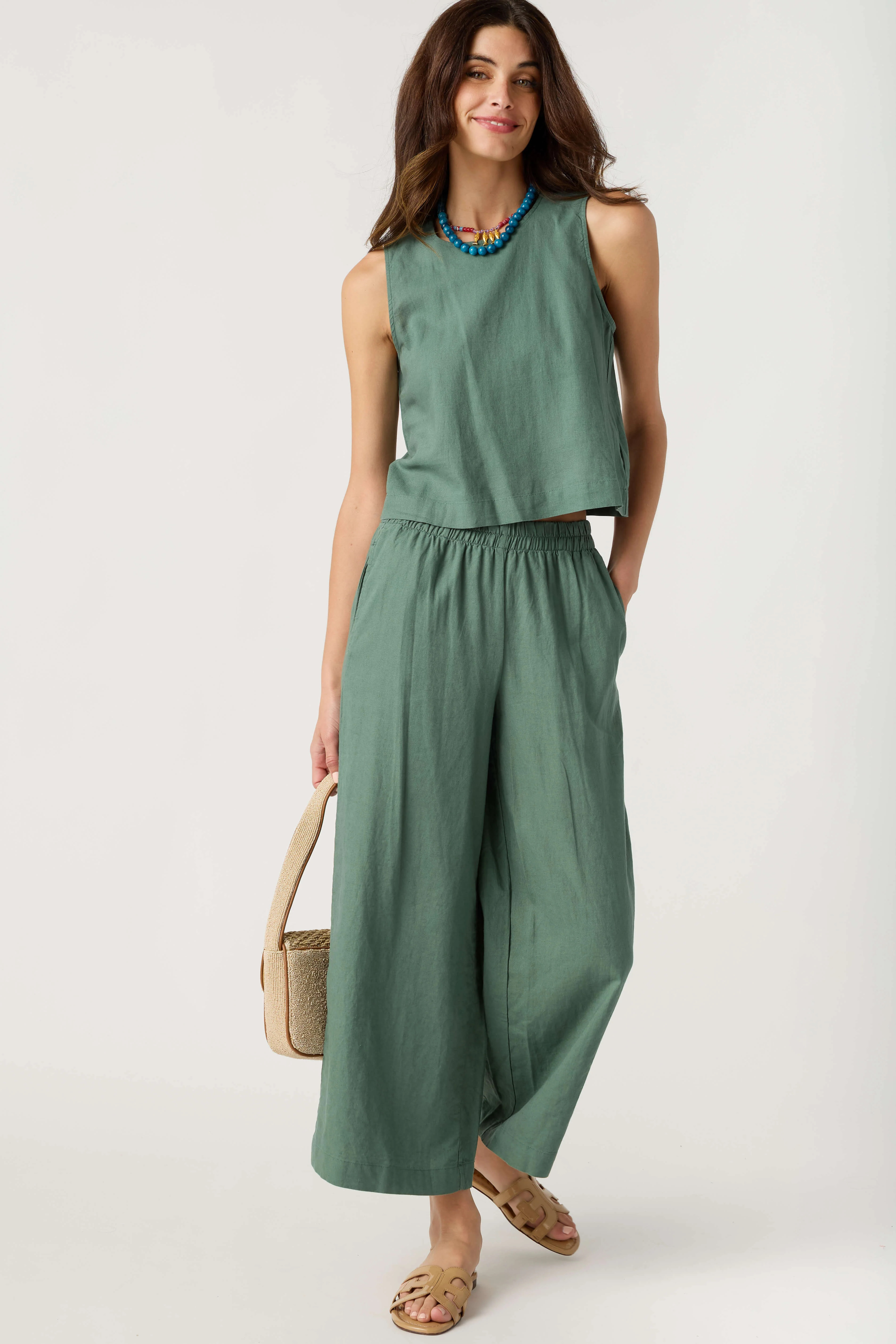 Z Supply Sloane Linen Top | Social Threads