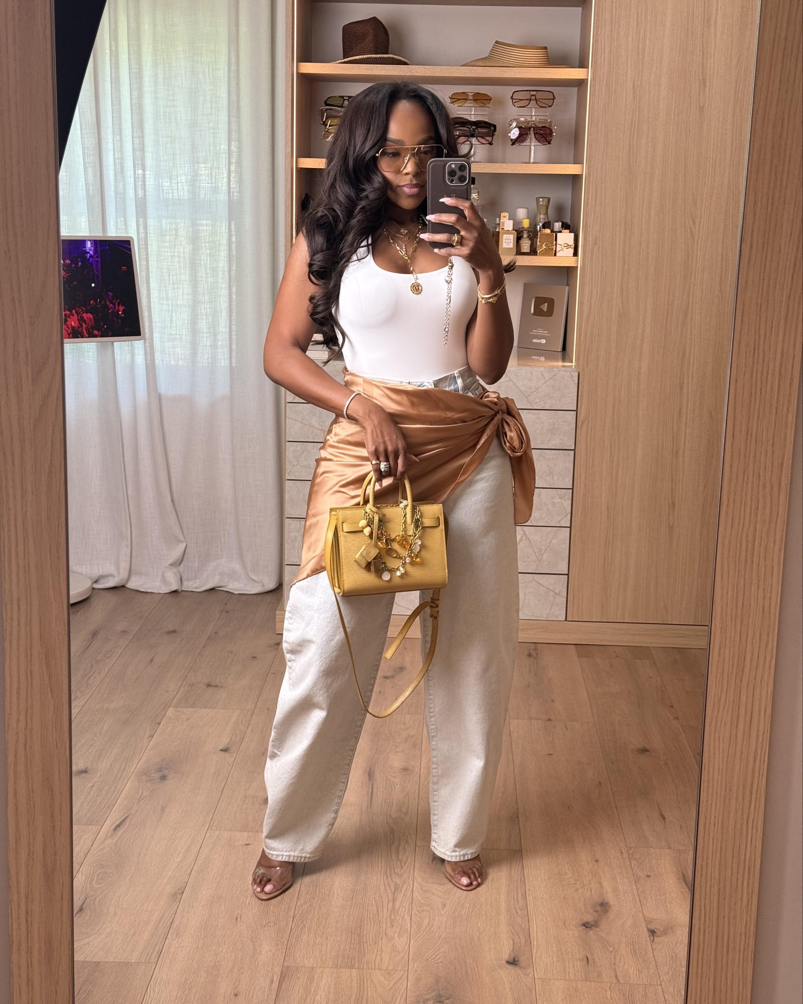 Scroll to shop this elevated casual look 🤎

A simple neutral base styled with a statement wrap detail instantly takes this outfit to the next level. The mix of light denim and warm tones makes it easy to restyle, making this a go-to combo where the cost per wear drops every time you switch it up.

Perfect for brunch, casual outings, vacations, and day-to-night plans.

📏 Measurements: 5’4”, 140 lbs, 34D bust, 27” waist, 40” hips

Follow me on Instagram and YouTube @kirasfashionfinds

#LTKvlog #LTKootd #LTKmomlife