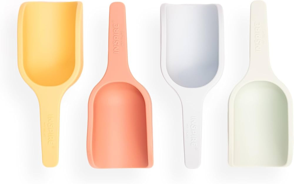 Inspire My Play - 4 x Mini Silicone Scoops - Perfect for Sensory PlayTray - Sensory Bin Accessori... | Amazon (US)