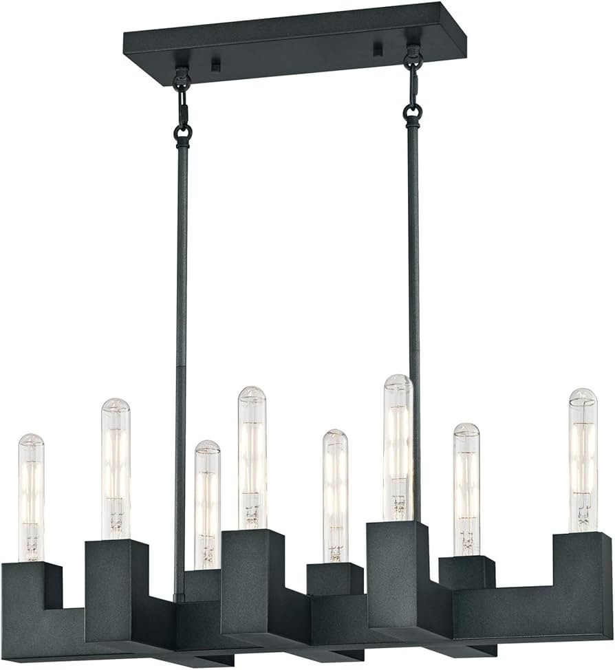 Westinghouse 6350300 Skybridge Eight-Light Dimmable LED Indoor Chandelier, Iron | Amazon (US)